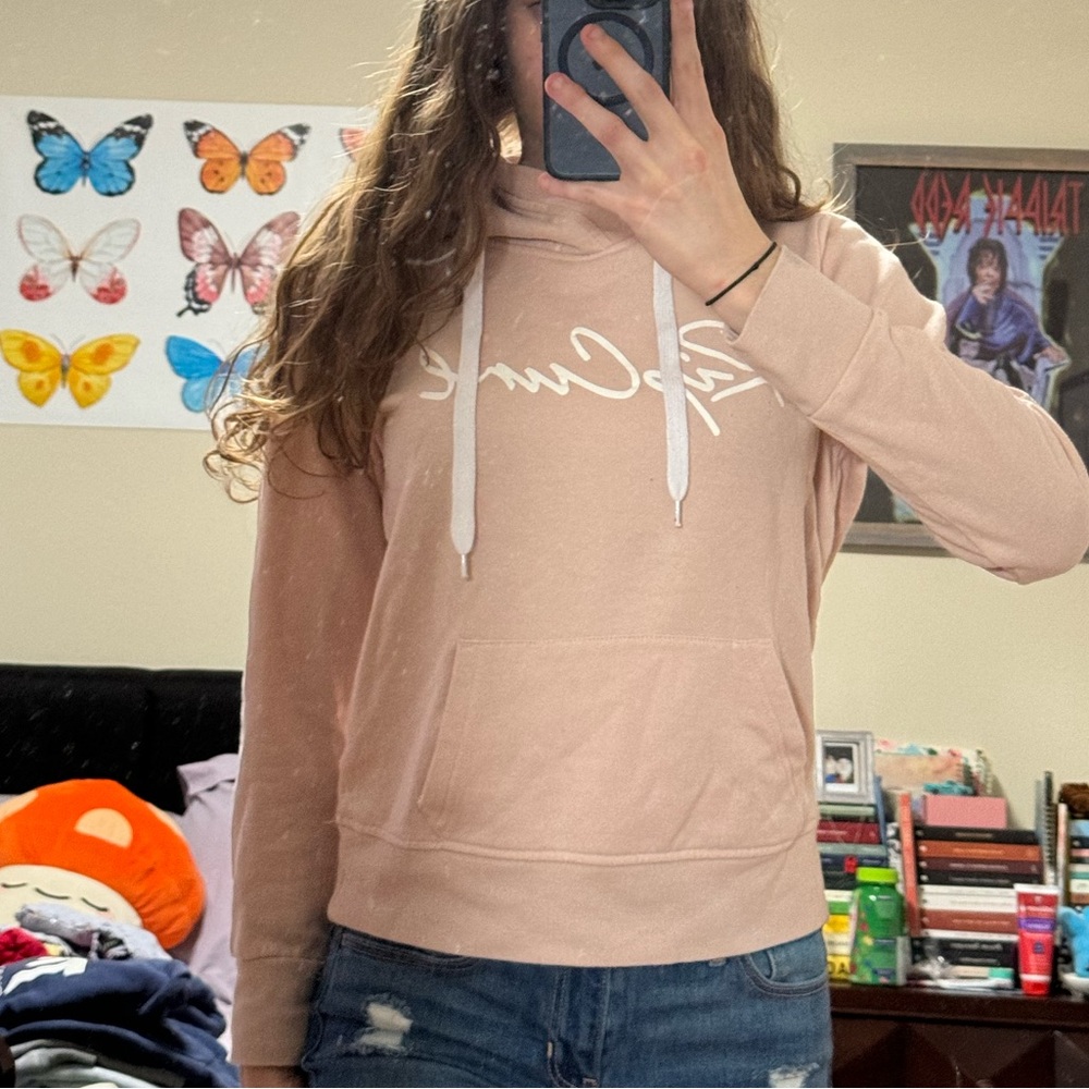 light pink ripcurl hoodie